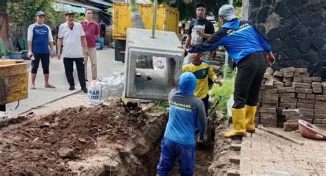 Cegah Banjir Drainase Dipasang Gorong Gorong