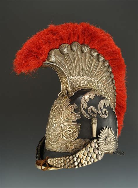 CASQUE DE TROMPETTE DES GARDES DU CORPS DU ROI PREMIER MODÈLE 1814