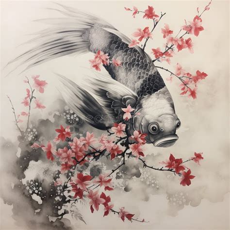 Captivating Sumi-e Traditional Artistry Unveiled Stock Illustration ...