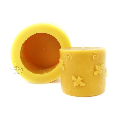 Bee Cylinder Candle Mould Candle Flex® Dancing Bee Equipment — Dancing Bee Equipment Usa