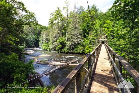 Toccoa River Swinging Bridge Near Blue Ridge Ga