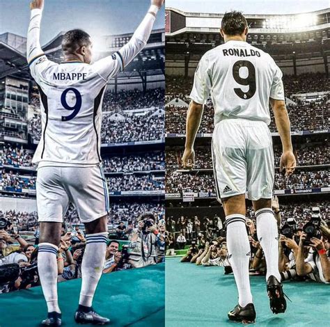 As Ronaldo did in his debut at the Bernabeu, Kylian Mbappe sported the ...