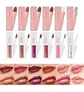 Beliky Girl 12 Colors Nude Liquid Lipstick Makeup Set Matte Velvet Non