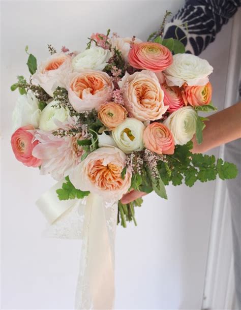 Peach Ranunculus Bouquet