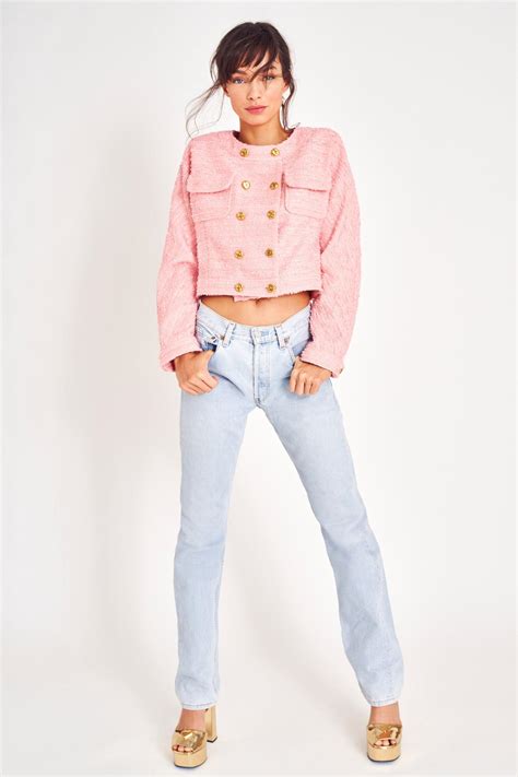 Loveshackfancy Keiran Jacket In Pink Lyst