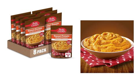 8 Pouches Betty Crocker Sweet Potato Mashed Potatoes