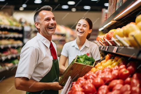 Premium AI Image | Supermarket Manager Providing Training to a Trainee ...