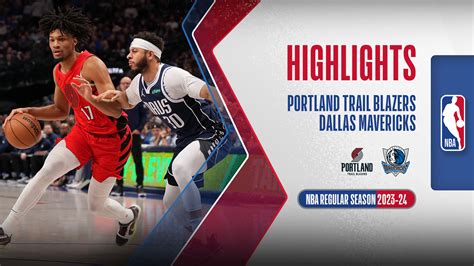 Portland Trail Blazers Dallas Mavericks Highlights Fpt Play