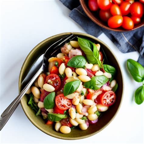 Italian White Bean Salad Recipe Cookaifood