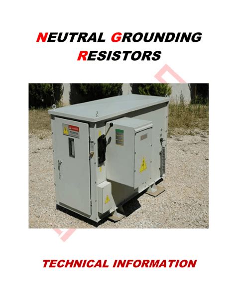 Neutral Grounding Resistors