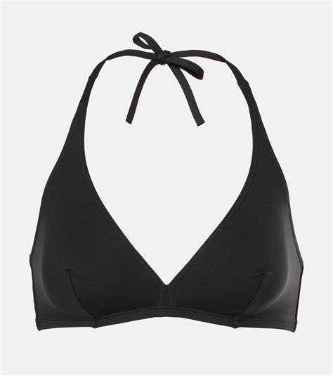 Gang Triangle Bikini Top In Black Eres Mytheresa