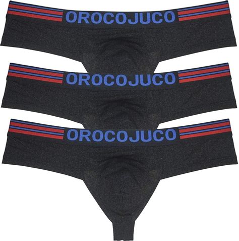 Orocojuco Sexy Men S Ultra Cheeky Briefs Boxers Thong Brazilian Bikini Shorts Underwear Butt
