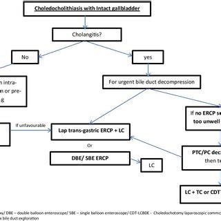 Management Algorithm For Choledocholithiasis In Post Cholecystectomy