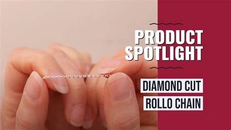 Series Diamond Cut Rollo Chain Youtube