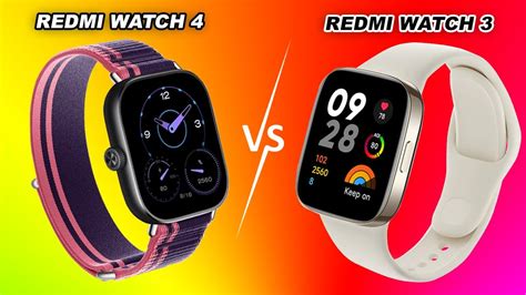 Xiaomi Redmi Watch 4 vs Redmi Watch 3 comparison - YouTube