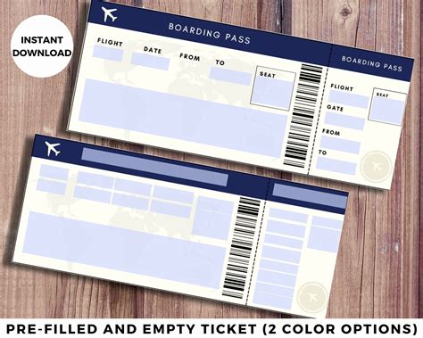 freebie play printable plane tickets barley birch - printable tickets