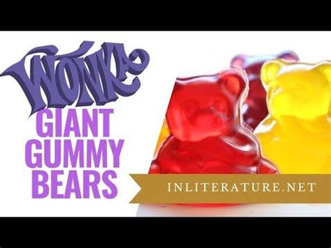 three gummy bears sitting next to each other on top of a white surface ...