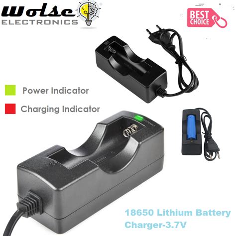 18650 Battery Lithium Battery Charger LED 3.7v charger | Daraz.lk