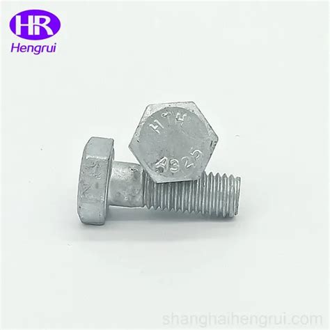 High Quality Hot DIP Galvanized ASTM A Heavy Duty Hex Bolt And Nut Heavy Duty Hex Bolt And