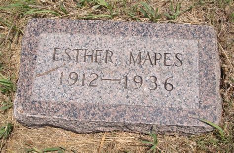 Esther Elizabeth Clark Mapes Homenaje De Find A Grave