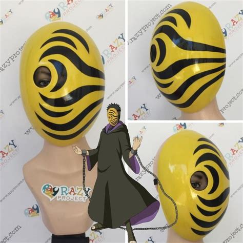 Jual Mask Topeng Kayu Cosplay Anime Jepang Tobi Obito Uchiha Naruto