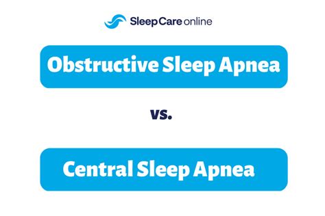 Obstructive Sleep Apnea Vs Central Sleep Apnea Differences And