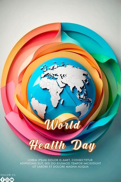 Premium Psd World Health Day Celebration