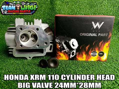 WYD HONDA XRM 110 CYLINDER HEAD BIG VALVE 24MM 28MM Lazada PH