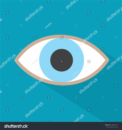 Human Eye Icon Vector Illustration Royalty Free Stock Vector