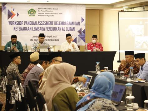 Kemenag Susun Panduan Assessment Lembaga Pendidikan Al Quran