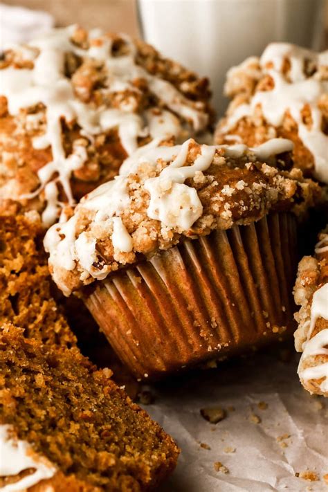 Pumpkin Muffins With Pecan Streusel Baran Bakery