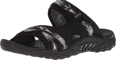 Skechers Women S Reggae Fizzle Adjustable Webbing Slide Sandal Buy