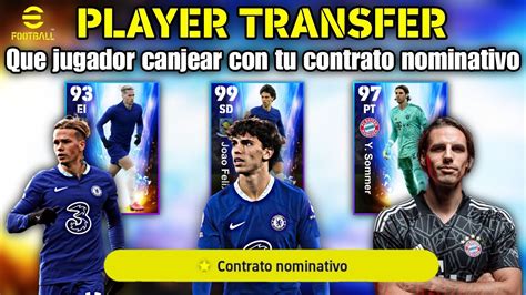 Que Jugador Fichar Con Tus Contratos Nominativos Efootball