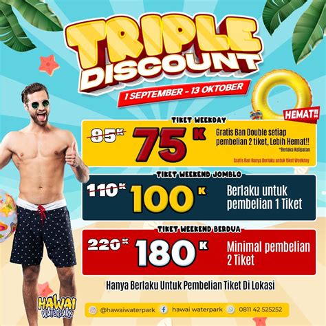 Catat Hawai Group Malang Banjir Promo Triple Discount Besar Besaran