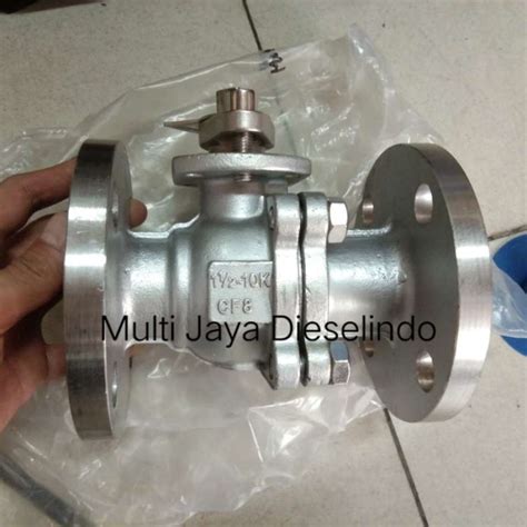 Promo Ball Valve Flange Jis K Stainless Inch Dn Diskon Di