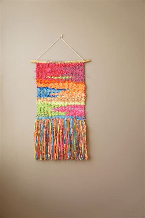 Sunset Series Inspired Modern Tapestry Wall Hanging By Lemon Cucullu