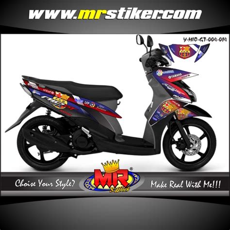 Stiker Motor Decal Mio Soul GT Wings RedBull Stiker Motor Premium