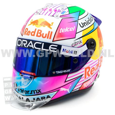 2022 Helmet Sergio Perez Miami GP 1 2 Schuberth GPworld Racing