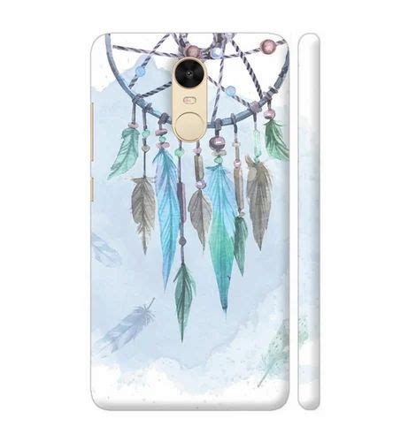 Hard Poly Carbonate Plastic Watercolor Dream Catcher Artwork On