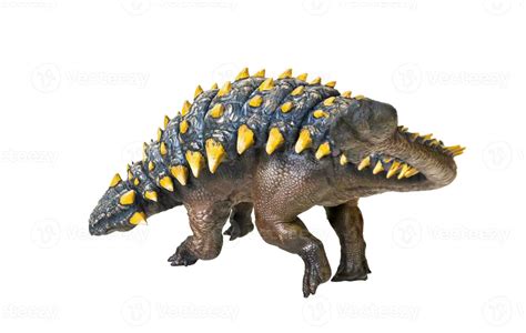 Ankylosaurus Dinosaur Isolated Background Stock Photo At