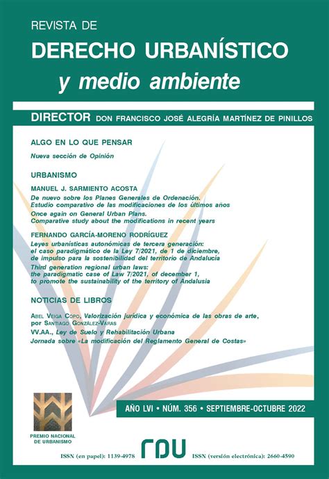 Vol N M Revista De Derecho Urban Stico Y Medio