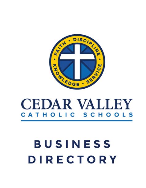 Cedar Valley Catholic Schools - CVCS Business Directory - Page 1 ...