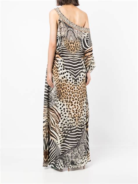 Camilla One Shoulder Kaftan Dress Farfetch