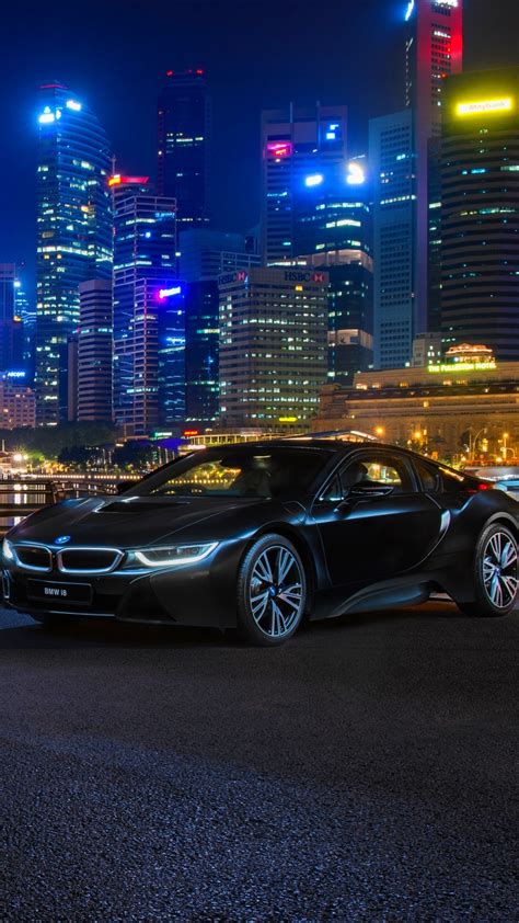 Bmw I8 Black Wallpaper