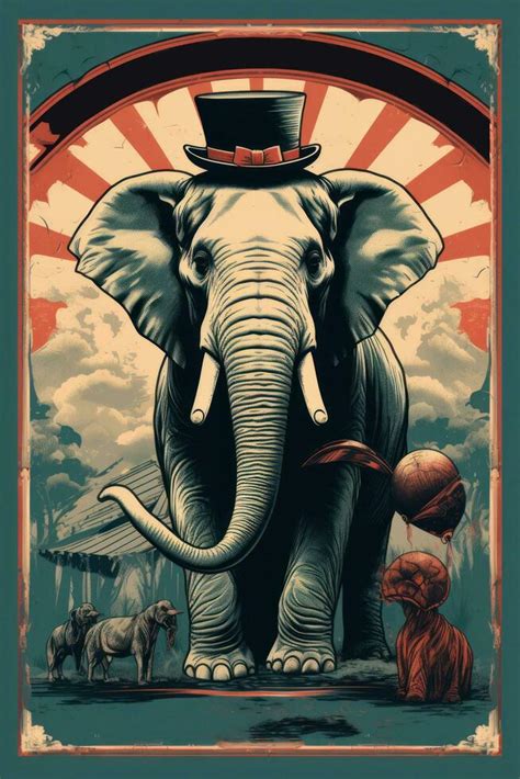 Vintage circus poster 27546841 Stock Photo at Vecteezy