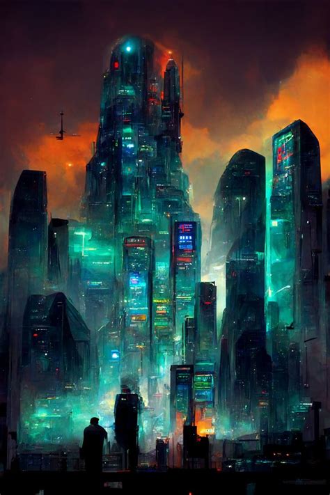 Cyberpunk City Arte Cyberpunk Futuristic City Scifi Fantasy Art