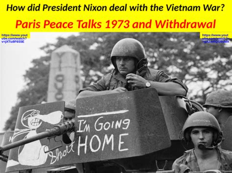 The Vietnam War: Paris Peace Talks and Withdrawal | Teaching Resources