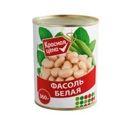 Отзыв о Фасоль белая натуральная Красная цена | Довольно достойная фасоль.