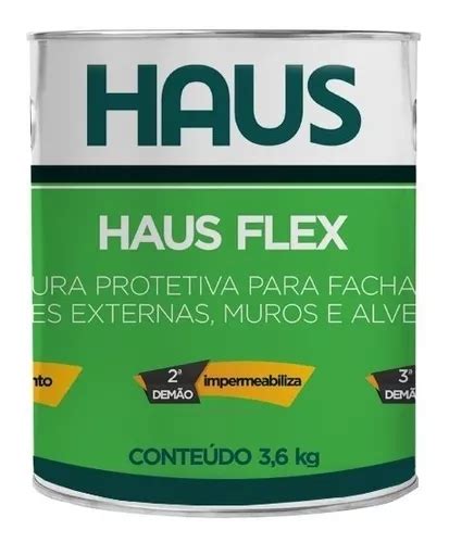 Fundo Emborrachado Impermeabilizante 3 6 Kg Galão Haus MercadoLivre