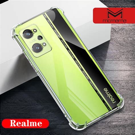 เคสโทรศัพท์มือถือ ซิลิโคนใส กันกระแทก 4 มุม คุณภาพสูง สําหรับ Realme